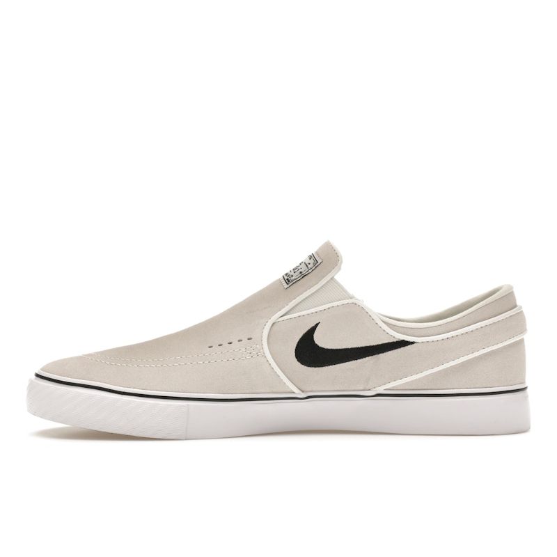 Nike Zoom Stefan Janoski+ Slip SB Summit White Black Men Sneakers Cream FN5893-100