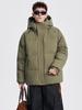2025 Men's Premium Hooded Short Down Jacket - Warm & Loose Casual Winter Outerwear