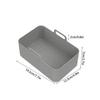 1/2PCS Reusable Air Fryer Silicone Tray Dish Dual 2 Basket Baking Pan Oven Pot Plate Liner Dual Air Fryer Accessories For Ninja