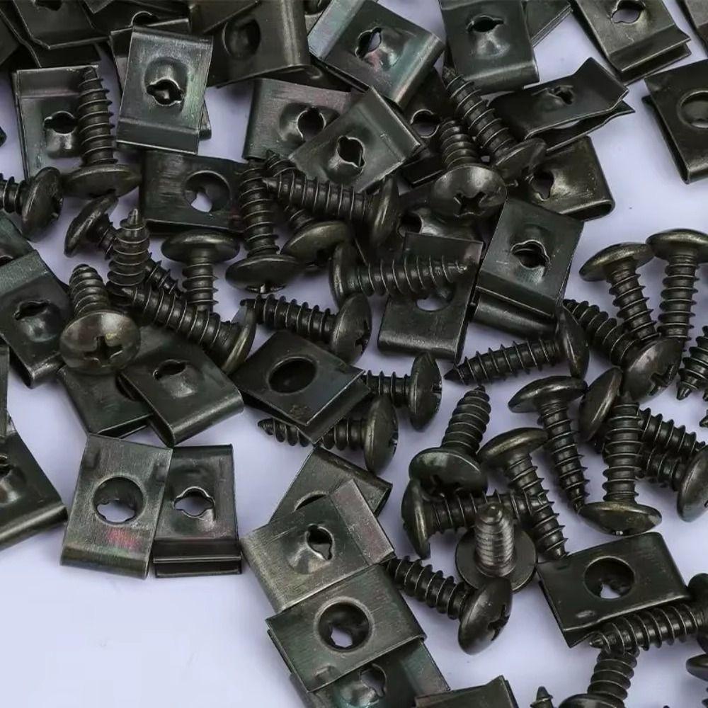 Anti-rust Car Metal Screw Fastener Self-Tapping Screws Trim Panel Fastener  Car Auto Parts