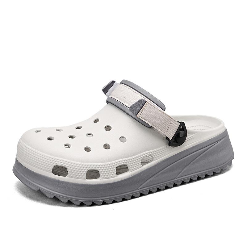 Klasické pánské dřeváky Módní ležérní platformové sandály Pánské Pohodlné lehké EVA pantofle Venkovní Protiskluzové Plážové boty Pánské