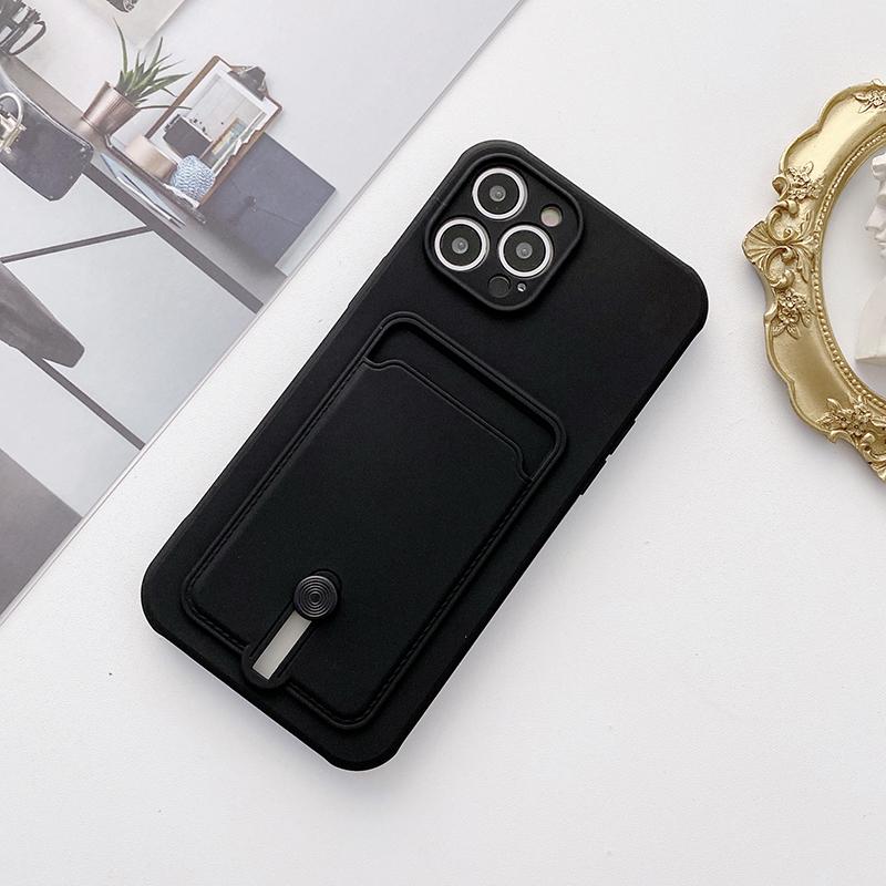 Phone Case For iPhone 17 Pro Max 16E 16 15 14 13 12 Mini 11 Pro Max Fashion Wallet Card Holder Soft TPU Phone Case Cover