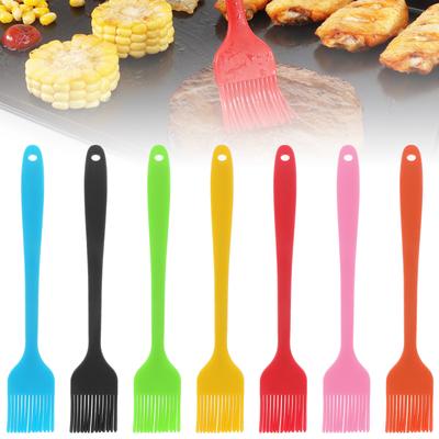 7 stuks Siliconen Bakkwasten Set Brood Kookkwasten Gebak Olie BBQ Basteerkwast Tool Keukenkwast