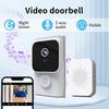 Tuya Wireless Smart Video Doorbell APP Remote Control Two-Way Intercom High-Definition Night Vision Infrared Home Security Bell