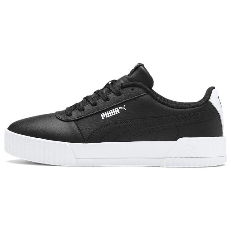 (WMNS) PUMA Carina Leather Black White Women s 370325-22 EU 36