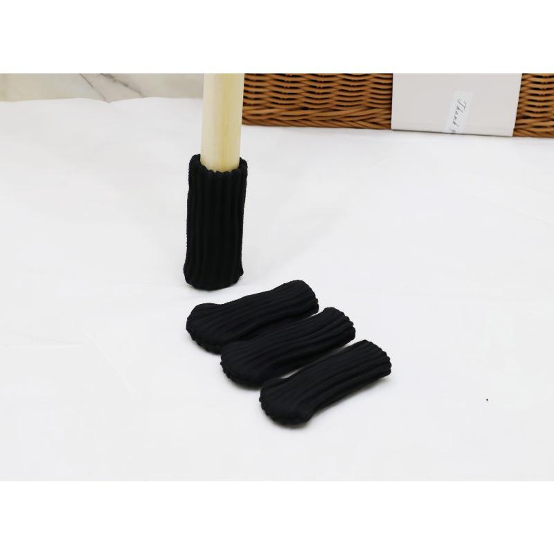 Knitted Chair Leg Covers - Wear-Resistant Anti-Slip Mats for Silent Chair & Table Foot Protection