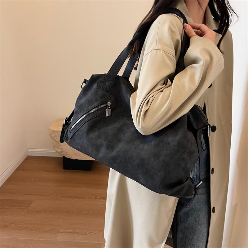 Women's Minimalist Handbag, Large-capacity Shoulder Bag, Vintage Handbag, Women's Handbag, Fashionable Daily Shoulder Bag