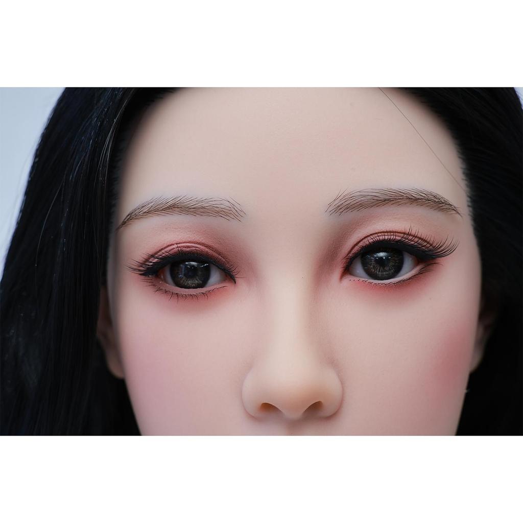 100% Silicone Head Standard Wig Suitable for 130-180CM Sex Doll Body 2 Connection Methods GJ-ZP006