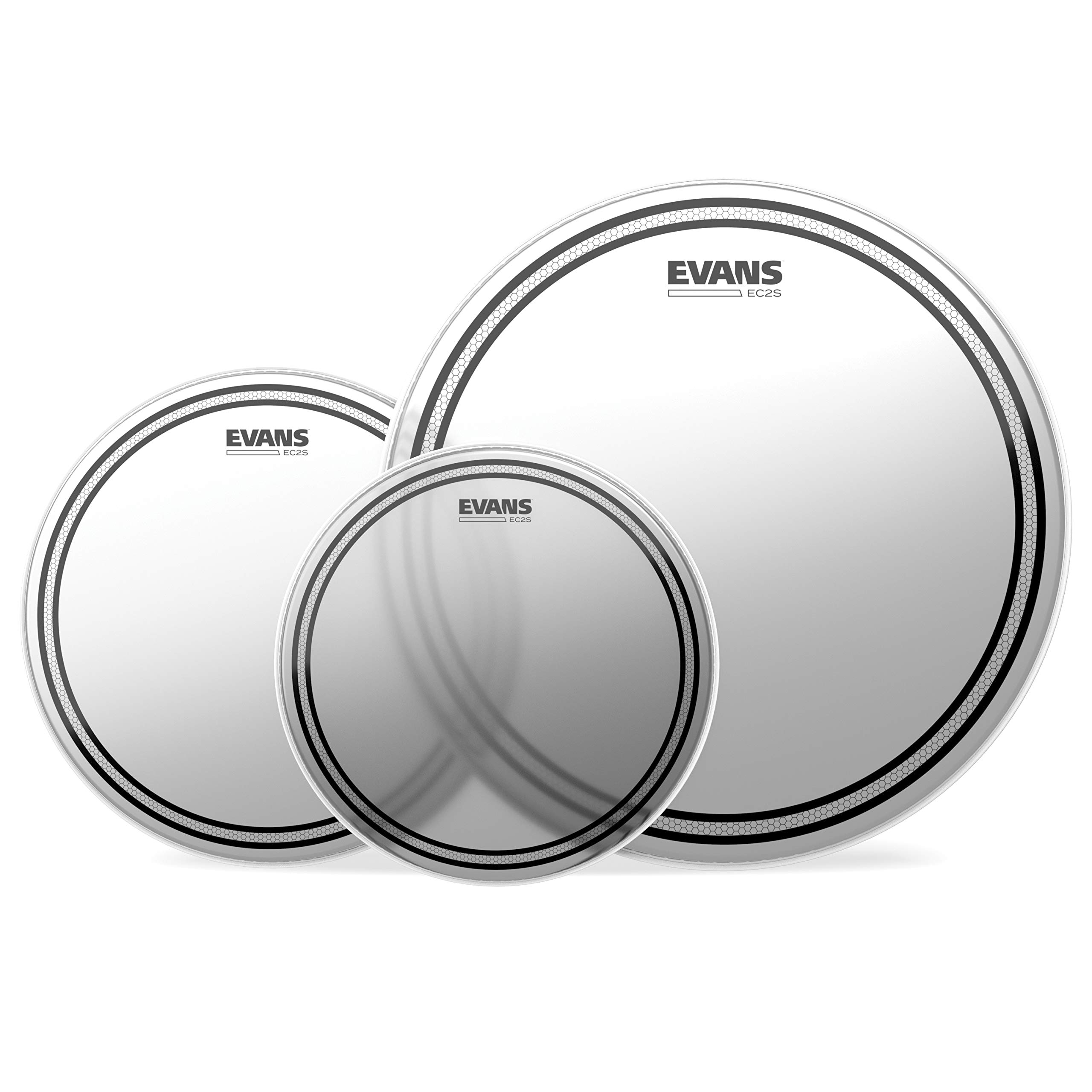 

EVANS Drum Headset EC2 Frosted Tom Pack-Standard ETP-EC2SCTD-S (12,13,16 inch) []