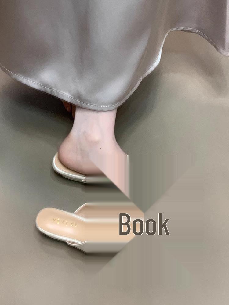 Women's 2026 Platform Open-Toe Summer Sandals – New Style Fashion Square-Toe Single Strap Commuting Slippers