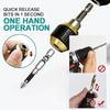11 Piece Quick Release Chuck Adapter and Hexagonal Handle Screwdriver Set Suitable for Electric Screwdrivers