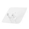 20pcs Transparent Wall Plug Hook Traceless Multifunctional Wall Adhesive Plug Hook for Home Living Room
