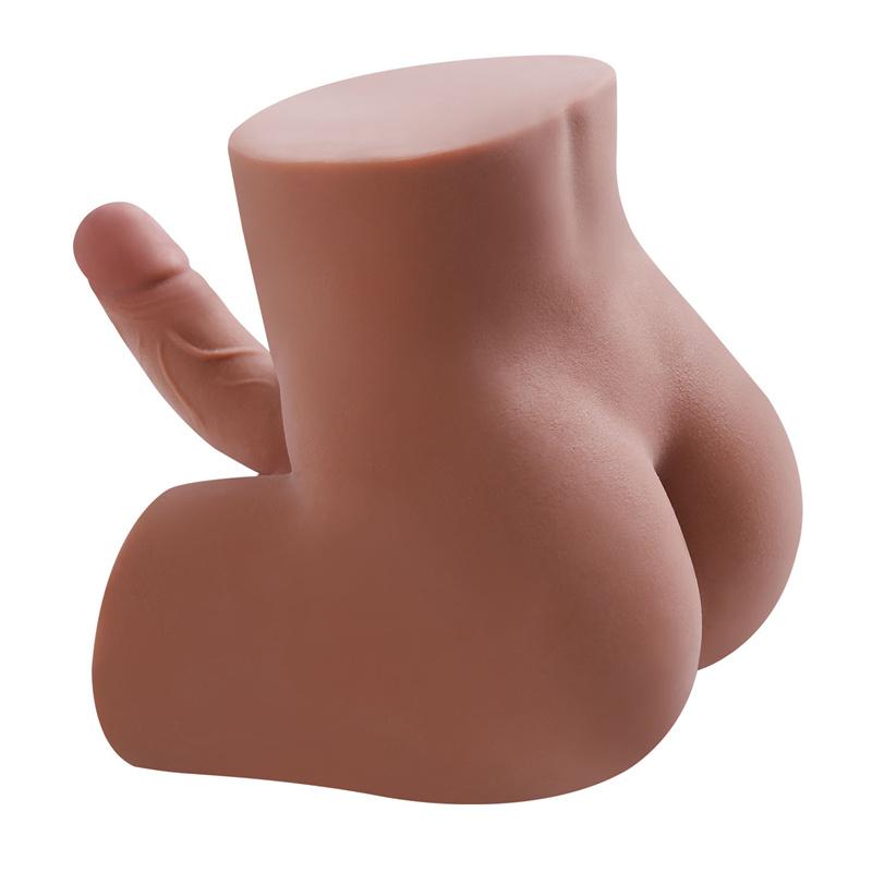 Pene+Vagina+Ano Realistas 3-en-1 Hombre Mujer Gay TPE Medio Cuerpo Muñeca Sexual Piel Suave Realista Juguete para Adultos Productos Masturbadores