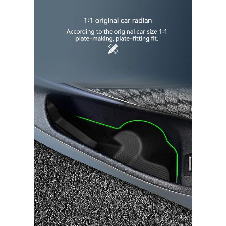 Für BMW 5er I5 G60 2024 TPE Auto Türschlitz Aufbewahrungsbox Handyablage Auto Innenraum Schutz Zubehör