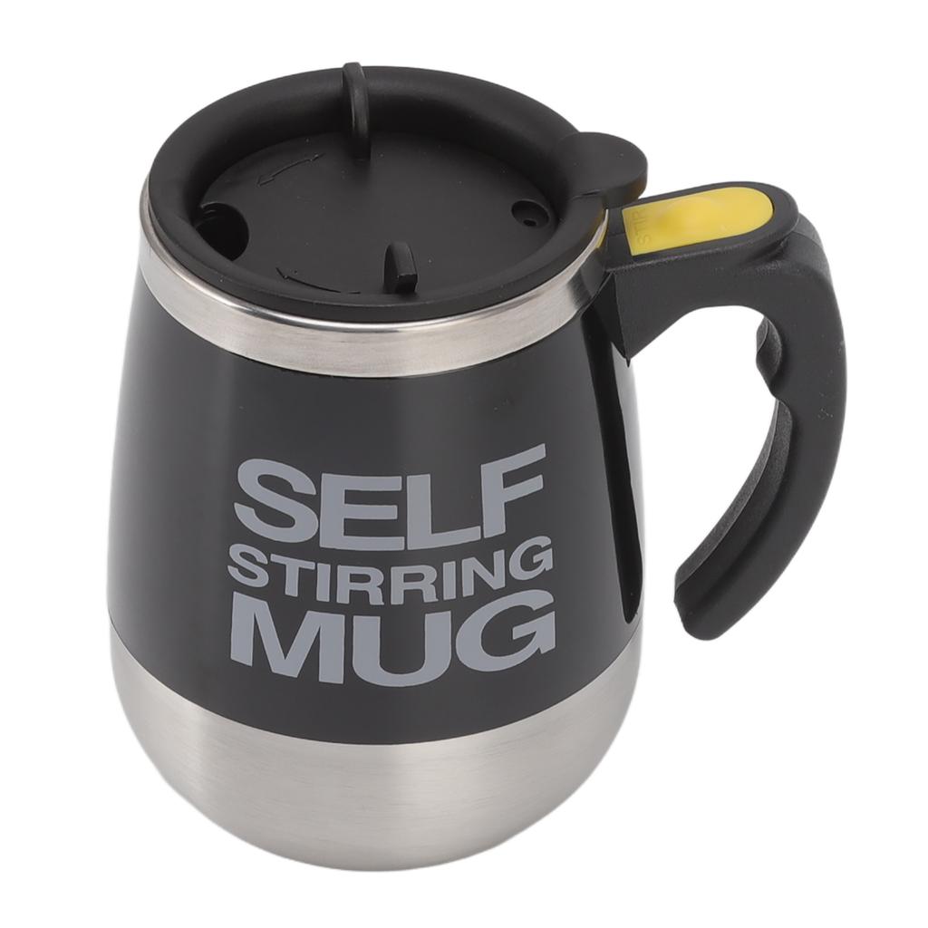 Automatic Stirring Mug 400ml Stainless Steel Liner Battery Powered Electric Mixing Cup for Travel