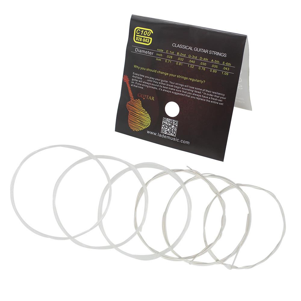 Independent Classical Guitar Nylon Strings Set (C100) - 6-Pack