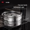 Sanhe 28cm 3-Layer 304 Stainless Steel Steamer Pot