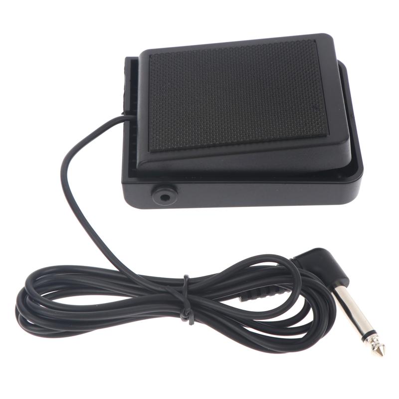 1Pcs Universal Sustain Pedal With Chrome Pedal Non Slip Base For All Digital Pianos Electronic Keyboards Home Practice