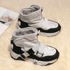 28-38 Children's Winter Plus Plush Warm Snow Boots Cotton Boots Fashionable Waterproof Sports Shoes
