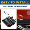 Rear Bumper Tow Hook Cap Towing Eye Cover For Mercedes-Benz C-Class C300 2019-2021 2058853303 A2058853303 Car Accessories