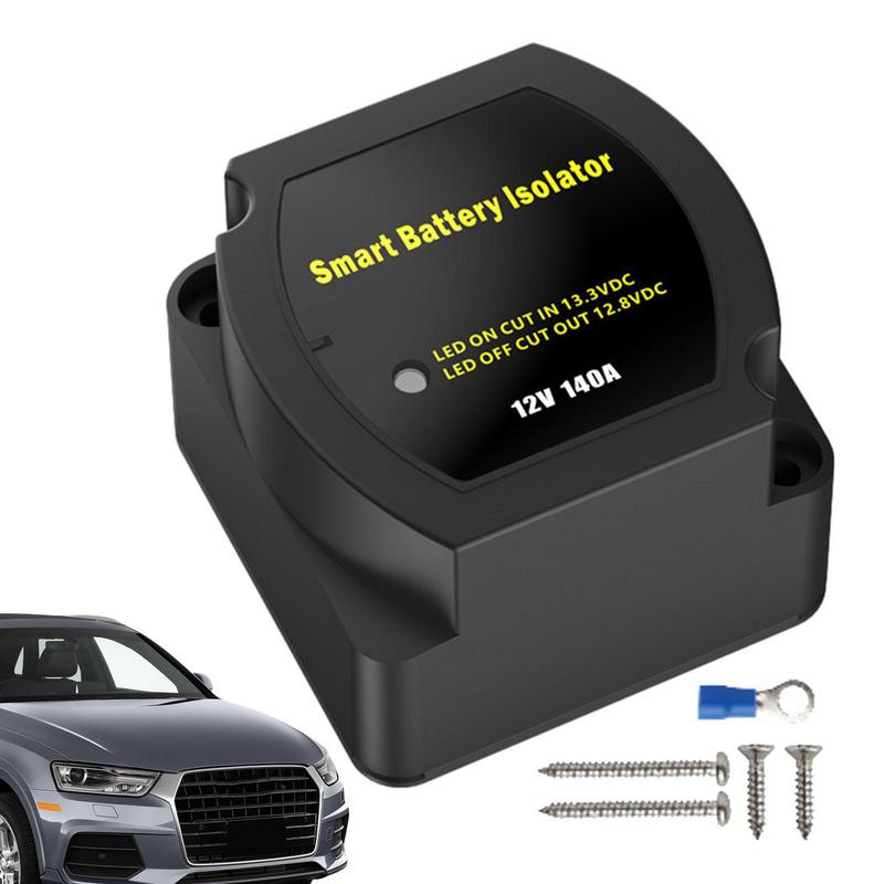 Battery Isolator 12V Isolator Controller Relay Voltage Sensing Relay Automatic Charging Relay Dual Battery VSR Relay For Boats