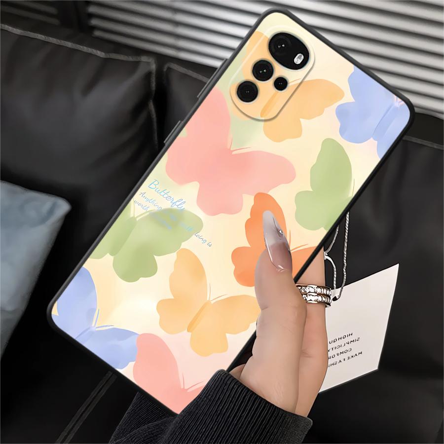 Cartoon Butterfly Case for Motorola Moto G22 Edge40 G52 G51 G73 Edge 20 Pro 30 Lite G71 G53 G30 G32 G60s G50 Phone Cover