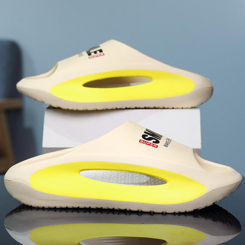 Men's Sandal Slippers New Summer Sneaker Slippers Men Thick Bottom Platform Slides Soft Eva Slippers Casual Beach Shoes