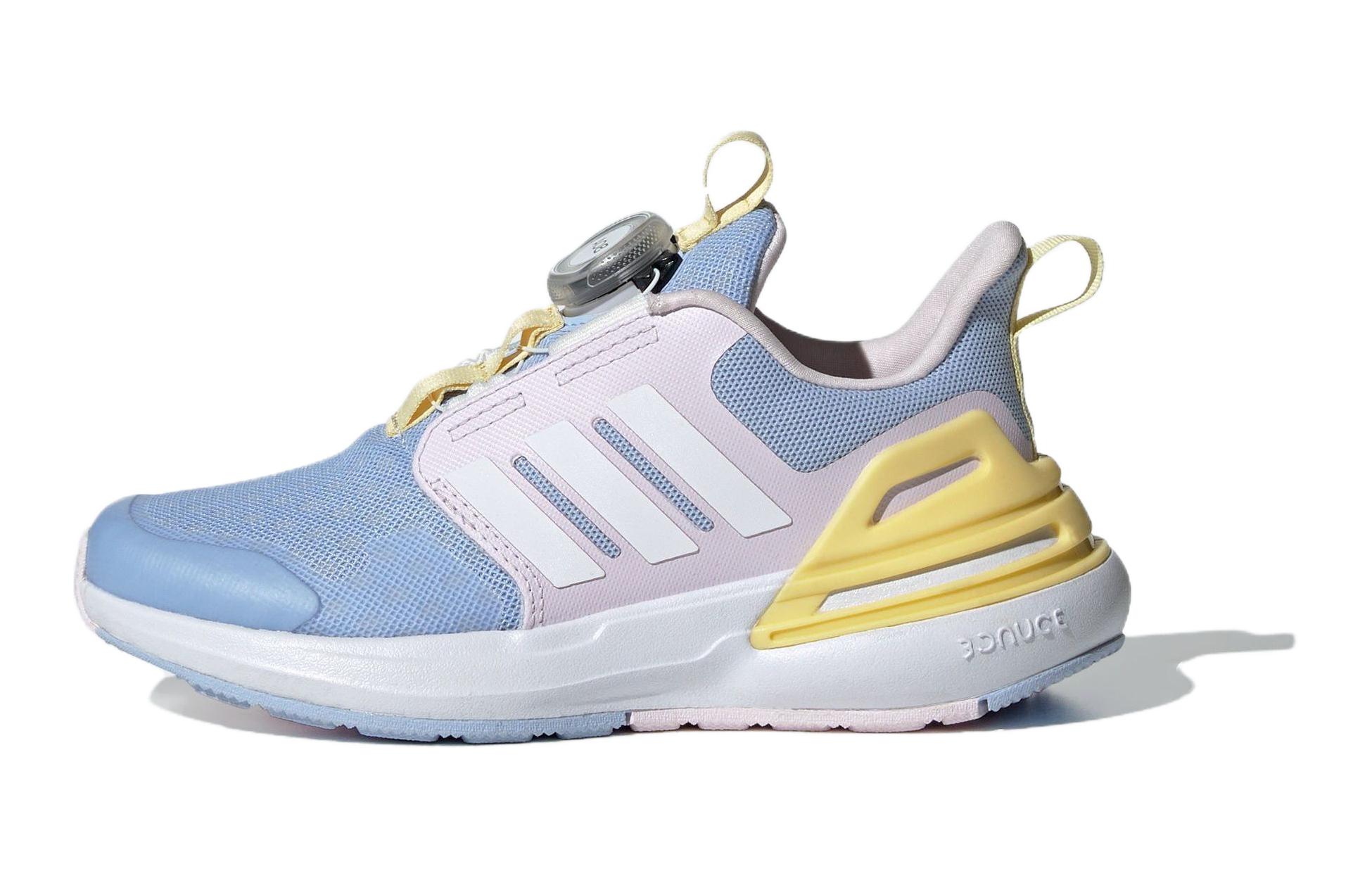 

Adidas Rapidasport BOA Cushioning, Wear Resistant Low top Kids Running Shoes Blue Pink Kids IF8543 28.5
