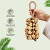 Cacho Seeds Rattle Bracelet Anklet African Shaker Nut Shell Bracelet Natural Percussion Musical Instruments