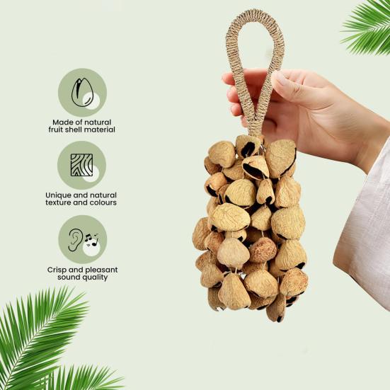 Cacho Seeds Rattle Bracelet Anklet African Shaker Nut Shell Bracelet Natural Percussion Musical Instruments