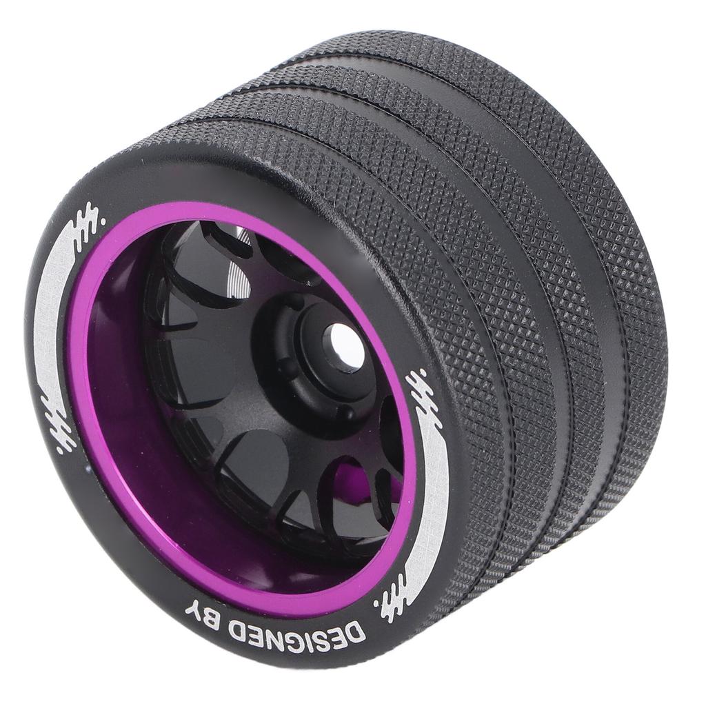 RC Hand Wheel Aluminum Alloy Lightweight Impact Resistance Remote Control Handwheel for FLYSKY Purple