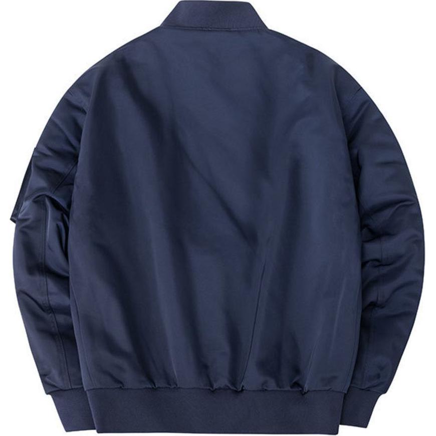 Anta Comfortable Casual Simple Loose Stand Collar Jacket Men Jacket Midnight-Blue 172428606R-2