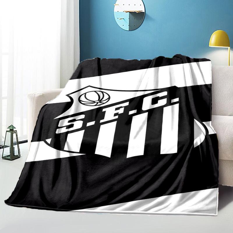Fc Crest Design Printed Throws Blanket Soft Flannel Blankets for Couch Bed Gifts for Men Women Picnic Blanket Christmas Gifts