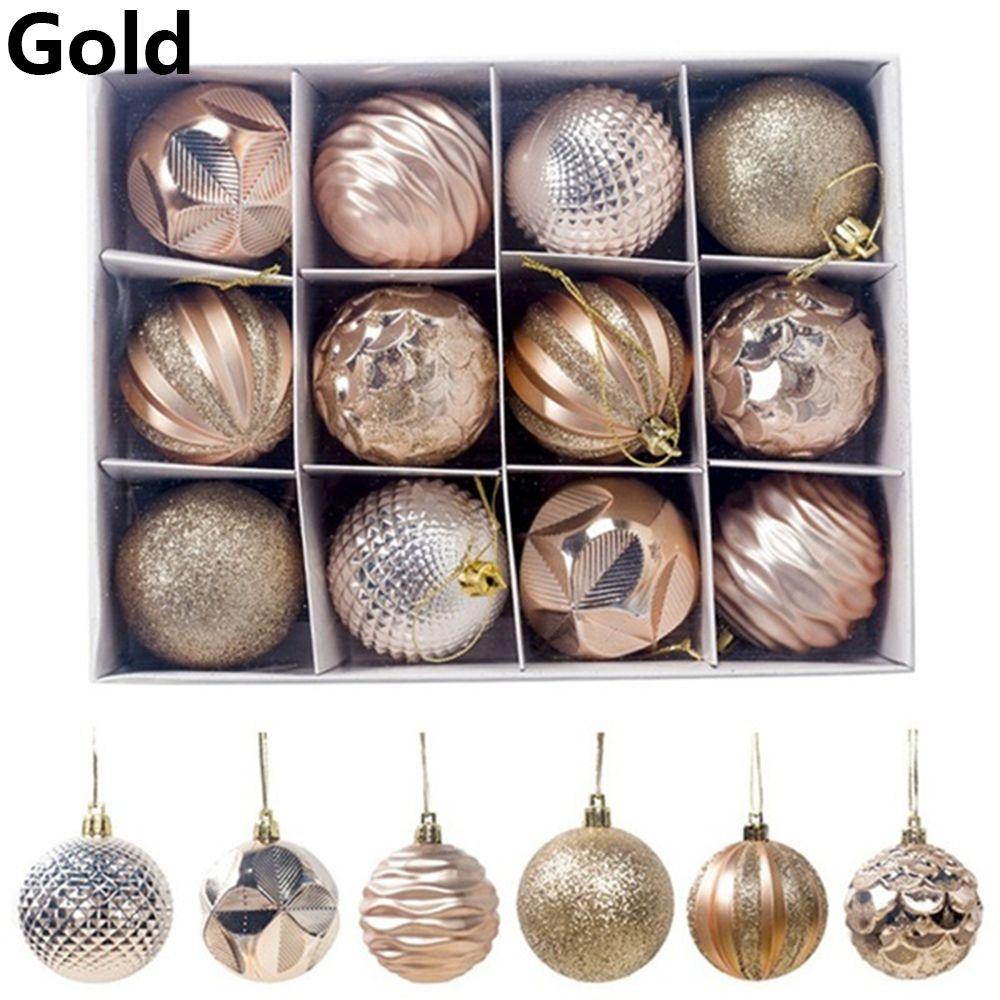 

Party Supplies Home Decor Crafts Xmas Hanging Drop Pendant Christmas Tree Decoration Ball Bauble золотий