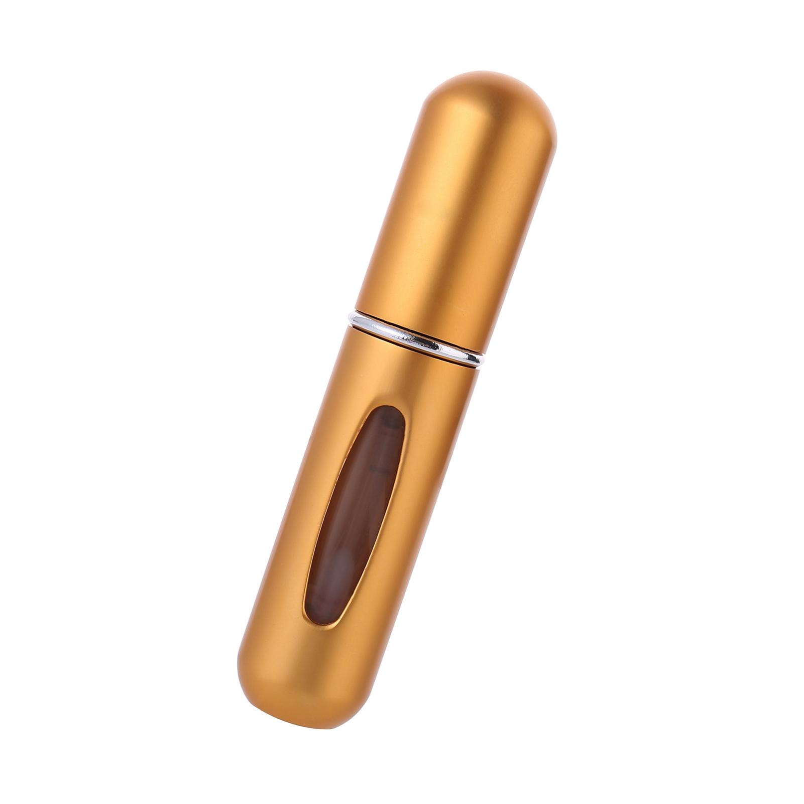 

2pcs 5ml Mini Refillable Perfume Atomizer Men Women Travel Portable Perfume Spray Bottle for Party золотой