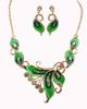Vendita Calda Set Collana e Orecchini Farfalla Drip in Lega, Accessori Raffinati Personalità Stilosa Regalo