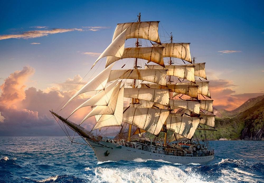 Puzzle 1500 pieces C-151431-2 Sailing at Sunset