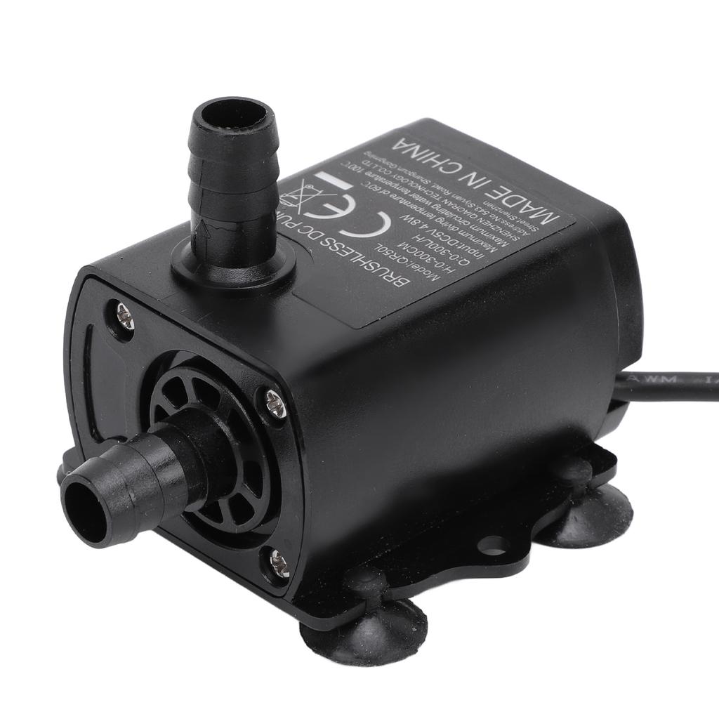 Submersible Water Pump Aquarium Fountain with Flow Adjustment Function USB Interface DC 5V 4.8W