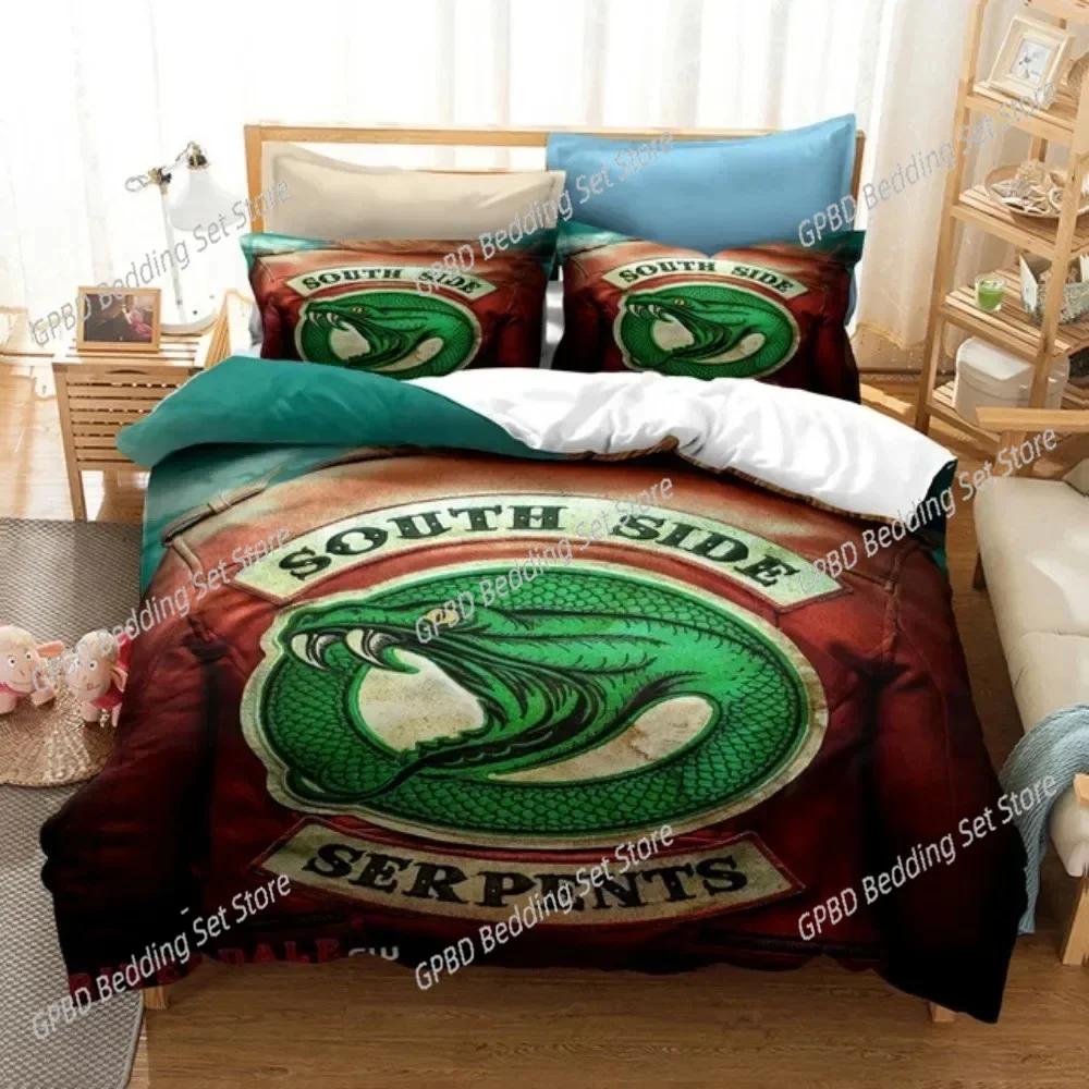 New Movie Riverdale Bedding Set For Bedroom Soft Modern Bedspreads Comefortable Kids Duvet Cover Quilt Cover And Pillowcase