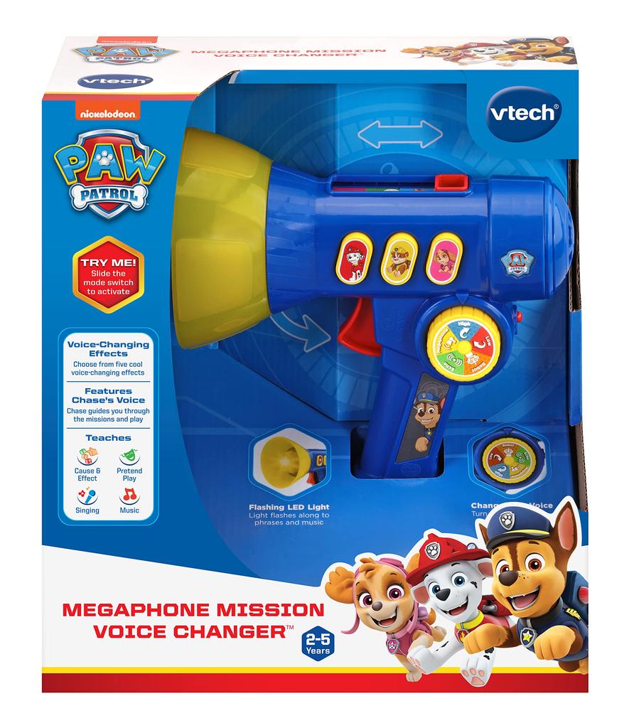 VTech Bow Patrol Megaphone Mission Voice Changer (Ages 2-5) Blue