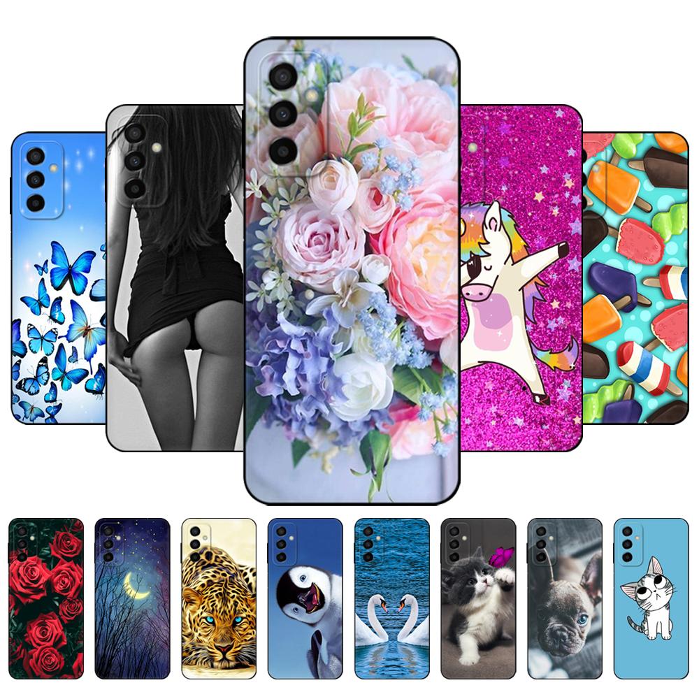 For Samsung Galaxy M23 5G Case Back Cover For Samsung F23 5G Phone Case GalaxyM23 GalaxyF23 M F 53 Bag Silicon Black Tpu Case