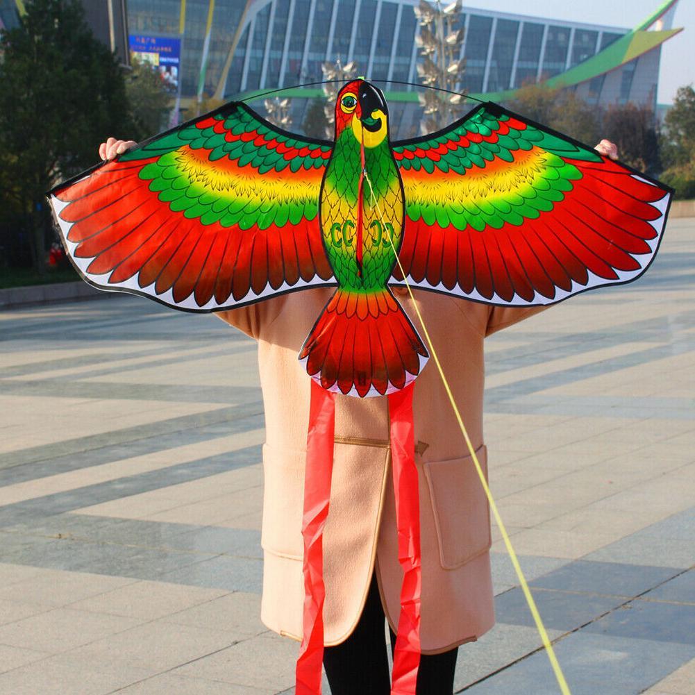 1 Pcs Parrot Kite Small Children's Animal Cartoon Kite Outdoor Toy Kite Children's Toy