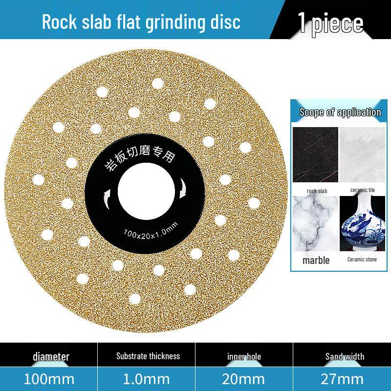 

Sintered Stone Tile Beveling and Grinding Disc for Dual-Use: 45° Cutting and Flat Grinding