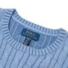 Polo Ralph Lauren Sweater Pony Embroidered Cotton Crew Neck Cable Knit Long Sleeve Kids Kids sweater 323702674-507