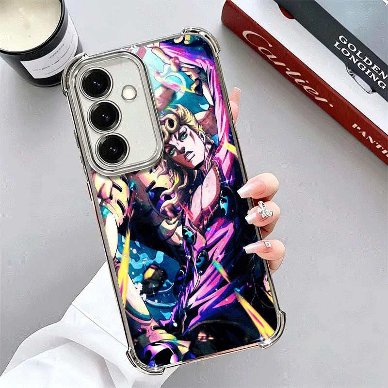 JoJo Adventure Giorno Giovanna Soft Phone Case For Samsung A17 A27 A07 A37 A57 A16 A56 A15 A55 A14 A54 A13 A53 A26 A36 A25 A35 A