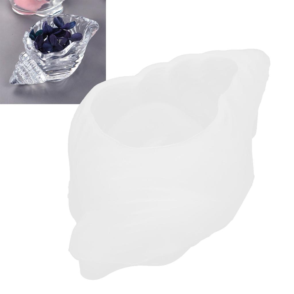 Conch Casting Mold DIY Marine 3‑Dimensional Jewelry Makeup Tool Storage Craft SuppliesConch 2 Type