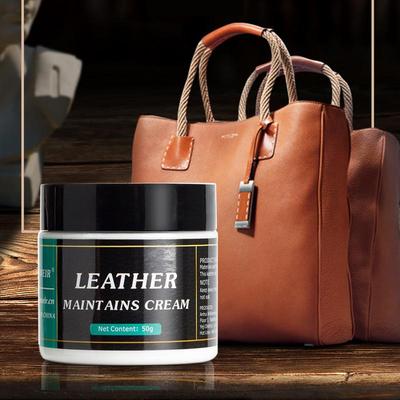 50g Car Leather Seat Color Restorer Multi-Surface Leather Repair Balm Professional Leather Recoloring Cream for Car Seats Shoes