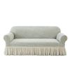 Elastic Jacquard Skirt Sofa Cover, All-Inclusive Universal Cover, All-Season Universal Sofa Cover, Anti-Cat Scratch Cover