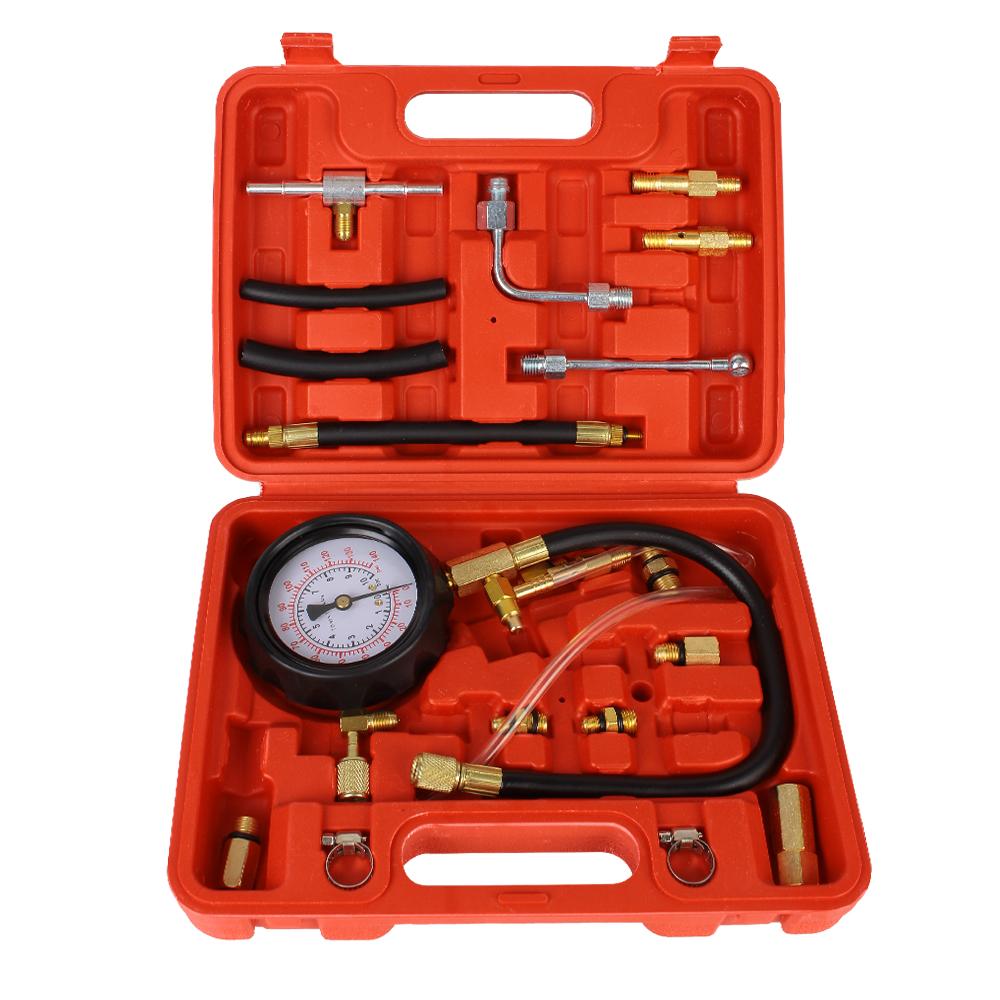 

Auto Diagnostics Tools Car Test Set Quick Coupling For Fuel Injection Pump Tester 0~140psi 0~10bar TU-114 Fuel Pressure Gauge Car Accessories
