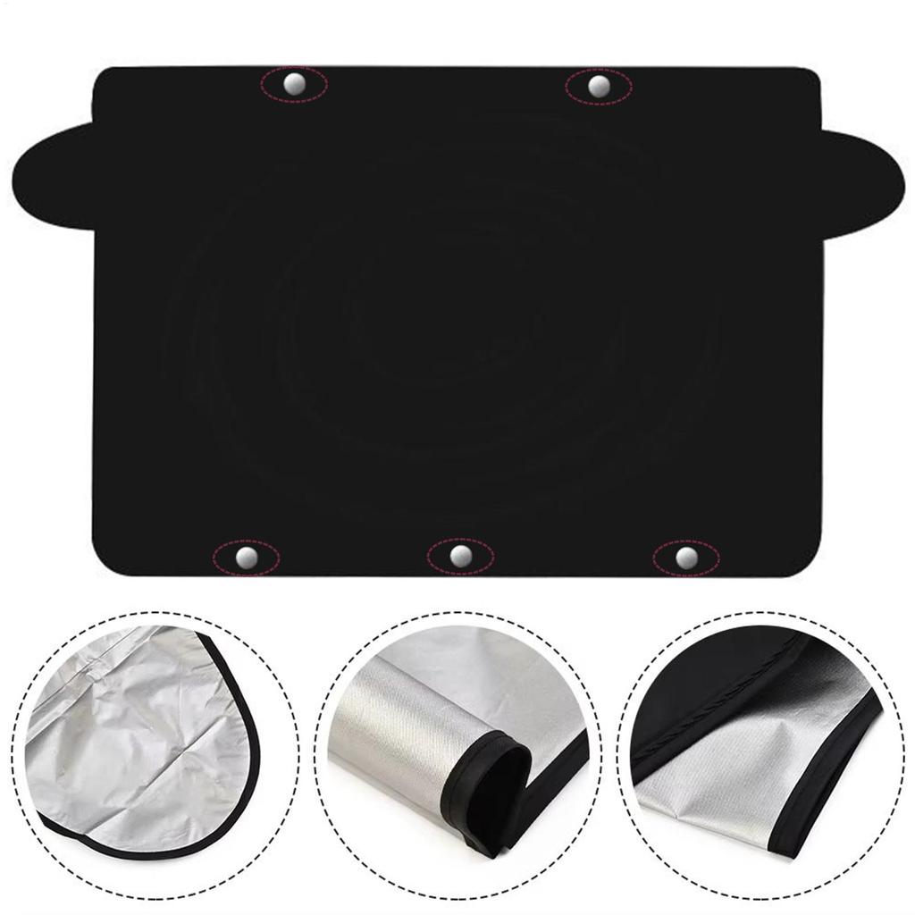 Snow Cover For Car Magnetic Frost Windshield Cover Heavy-Duty Foldable Automotive Protector Waterproof Guard For Heat Sun Ice